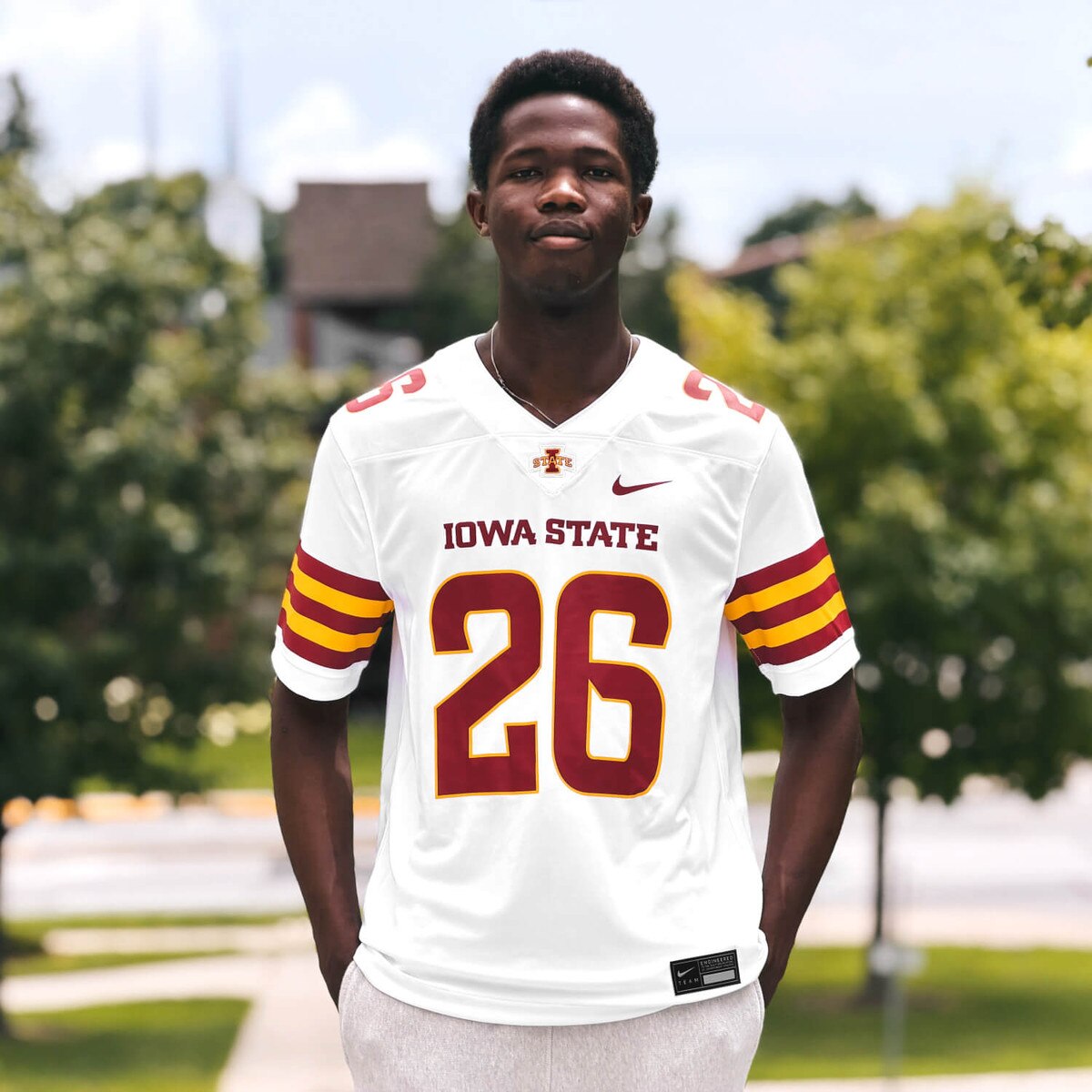 Nike White 2026 Football Jersey